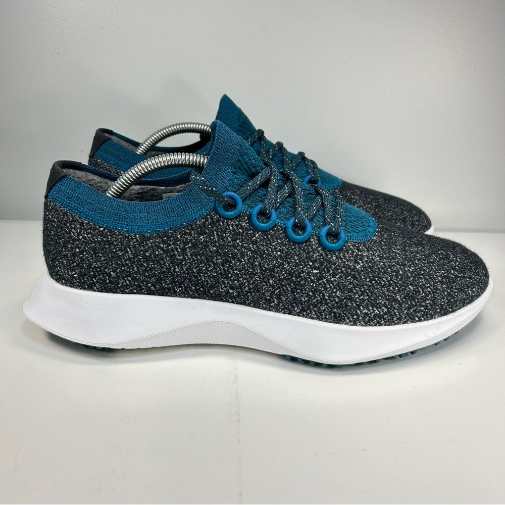 Allbirds WDM Wool Dasher Mizzles Men's Sz 11 Running Jog Sneaker Shoes Grey Teal